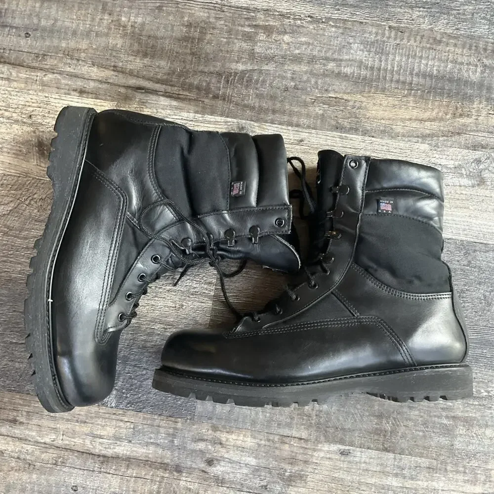 Thorogood‎ Combat Boots Vibram Soles Mens Size 11 EEE Made In USA 834-6809 Black